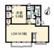 アメニティ福島 B棟の間取り画像
