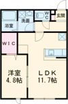 ファーデンベルク鳥栖の間取り画像