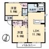 ツインズK．K Ⅰ棟の間取り画像