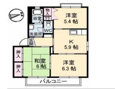 K’Sヒル B棟の間取り画像