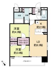 ラクラス呉服町の間取り画像