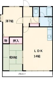 サンライズ住吉の間取り画像