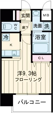 プライムレジデンス神戸・県庁前の間取り画像