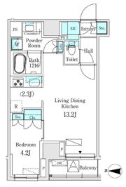 ASMACI MAISON両国Ⅰの間取り画像