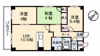 エスポワール21の間取り画像