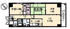 カーサ＆ミチルーム古市の間取り画像