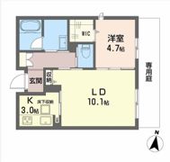 シャーメゾン別府駅前の間取り画像