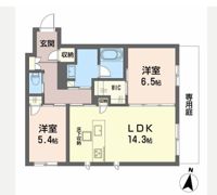 シャーメゾン別府駅前の間取り画像