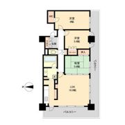 レジディアタワー仙台の間取り画像