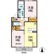 メゾンクレールDの間取り画像