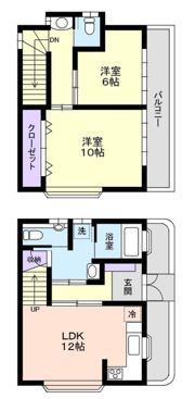 高橋南町(春田)戸建の間取り画像