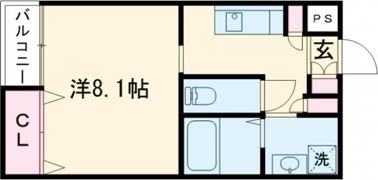 ラ・ポルテ菊陽Ⅲの間取り画像