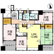 堺東シティタワーの間取り画像