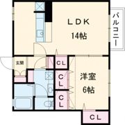 ナチュール弐番館の間取り画像