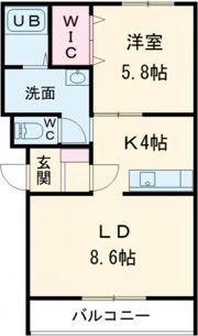R・ヒルズコート花園の間取り画像