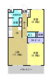 コーポラス21の間取り画像
