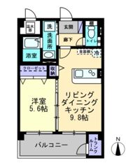 ルミエール木太B棟の間取り画像