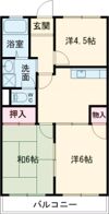 志村ハイツの間取り画像