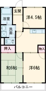 志村ハイツの間取り画像
