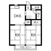 高須ハイツの間取り画像