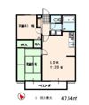 タウンハイツAの間取り画像