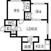 ブランシャール南郷13の間取り画像