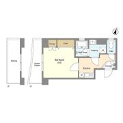 ヒルサイド島津山の間取り画像