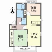 リヴェールAの間取り画像