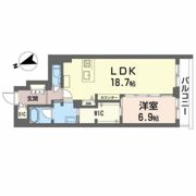 シャーメゾンコア大手町の間取り画像