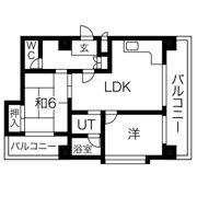 セゾン四日市の間取り画像