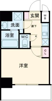 クオーレ神戸山手の間取り画像