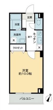 フィネス出来島の間取り画像