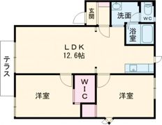 フレグランスK AB棟 Bの間取り画像