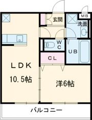 リコルテ東福生の間取り画像
