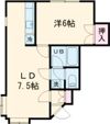 メモリーウエストB館の間取り画像