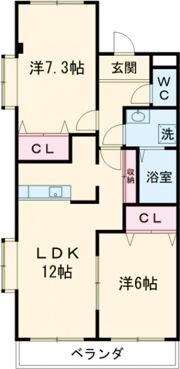 エーデルハイムの間取り画像
