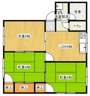 御帳場グリーンハイツAの間取り画像