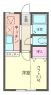 レインボーハイツ小林Ⅱの間取り画像