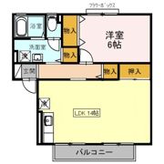 ハイツミヅホB棟の間取り画像
