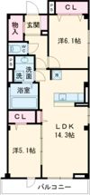 SKY MOATの間取り画像