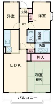 ゑびす若林の間取り画像