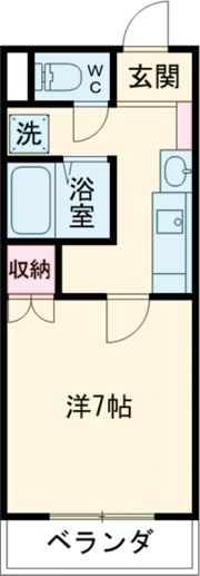 シューフルール Ⅴの間取り画像