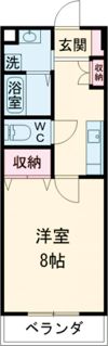 シューフルール Ⅵの間取り画像