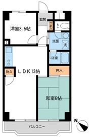 入間市駅前ビルの間取り画像