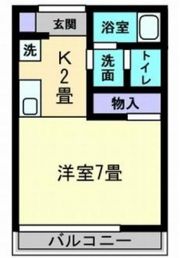 セジュール高志Bの間取り画像