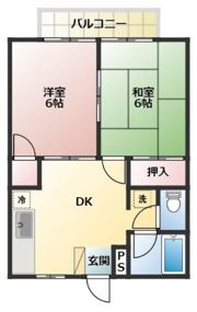 宮沢ハイツの間取り画像