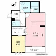 シャーメゾンアメニティ御領Ⅱの間取り画像