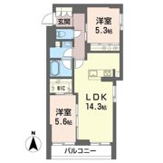 クリスフォートの間取り画像