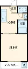コーポ田中Aの間取り画像
