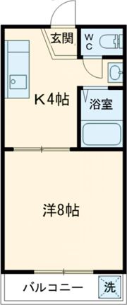 コーポ田中Aの間取り画像